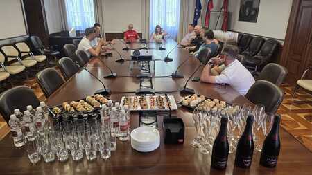 Sprejem državnih prvakov; Vir: Občina Sežana